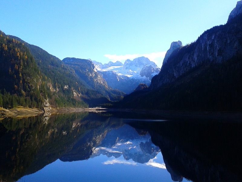 ...ovšem nádherná jsou i vysokohorská jezera např. Gosau Foto: MarekŠ