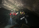 Potápěči se připravují na ponor v dolu Hraničná na Moravě 