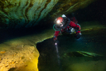 Potapěčské akce pokračují v Chýnovské jeskyni i v současnosti s použitím nejmodernější potápěčské výstroje - rebreatherů, v klasické zádové konfiguraci a v provedení sidemount 