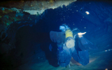Potápěčské průzkumy v Chýnovské jeskyni probíhají od roku 1982 