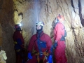 Tři muži bez nemluvnětePotápění v jeskyních, Slovenský kras