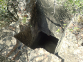 U vojesnkých bunkrů bylo i další podzemí - tady jsem vlezl, ale našel jen vodu, Capo D´Enfola, ostrov Elba DrKozel (c) 2021