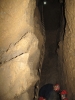 Žebřík z ´balkonu´ (foto: Jan Kokavec) Pustá jeskyně, 3.2.2012