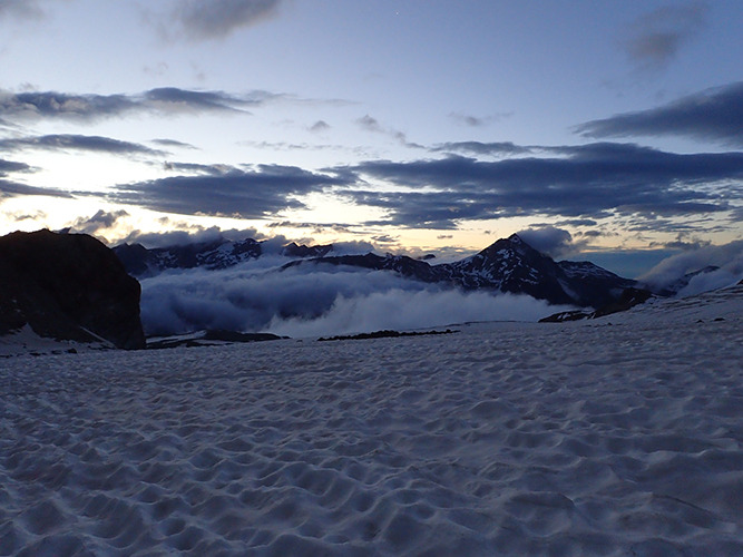 Démonická oblaka, Švýcarsko, Strahlhorn foto (c) Chmel 2020