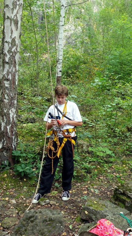 Tomáš ladí výstroj Foto: Máca