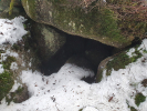Jeden z nalezených vchodů do jeskyně Valhala, Jizerské hory foto (c) Ondra 2022