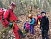 Pepa v roli předváděče a spodního dozoru zahajuje sestup jako první foto (c) Marek